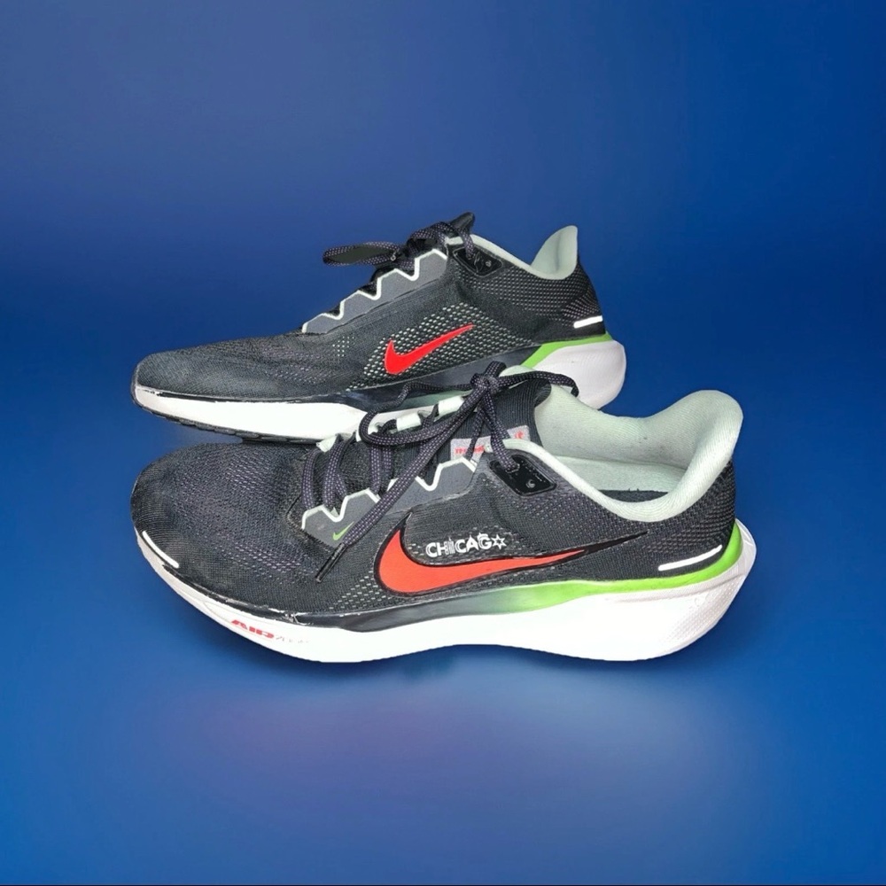 Rare 🔥 Nike Air React X Black Mens 12 HJ9062-010 Chicago Marathon 2024